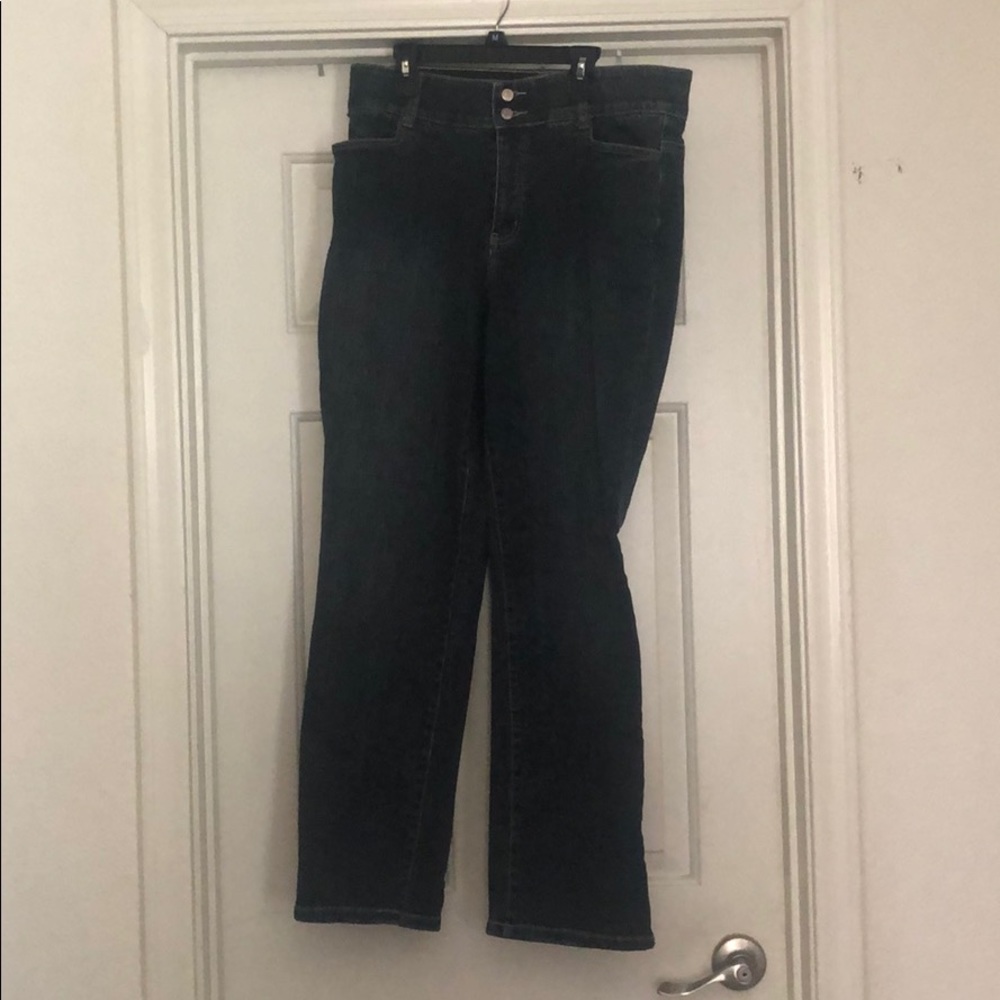 Dark denim jean